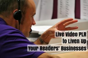 Know what's an easy way to liven up an online business?  Live video.  And this live video PLR will help you show your readers how to use live video to invigorate their businesses.  You'll be their hero!