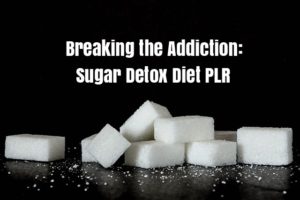 Sugar? You know how bad it is for you but, man, you love sweets. This sugar detox PLR can help you guide your readers about the bad health effects of sugar and how to do a sugar detox.