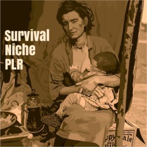 Survivalism is a growing niche that's great for an internet marketer to be in.  I have a recommendation for some new splendid survival niche PLR.